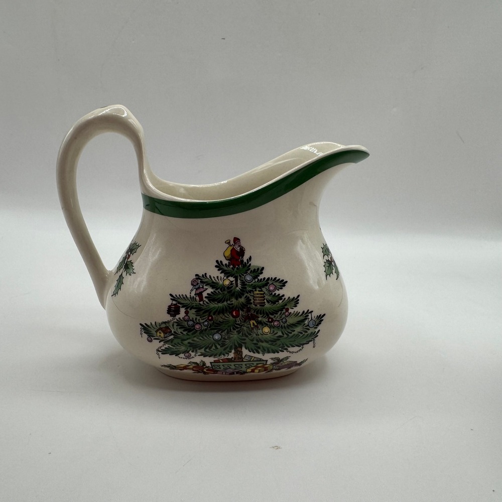 Spode Creamer and Sugar Bowl Set Unisex OS Cream Christmas Tree S3324-A6 - Picture 11 of 15